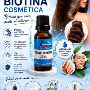 Biotina – 20 ML (Líquida solo cosmética)