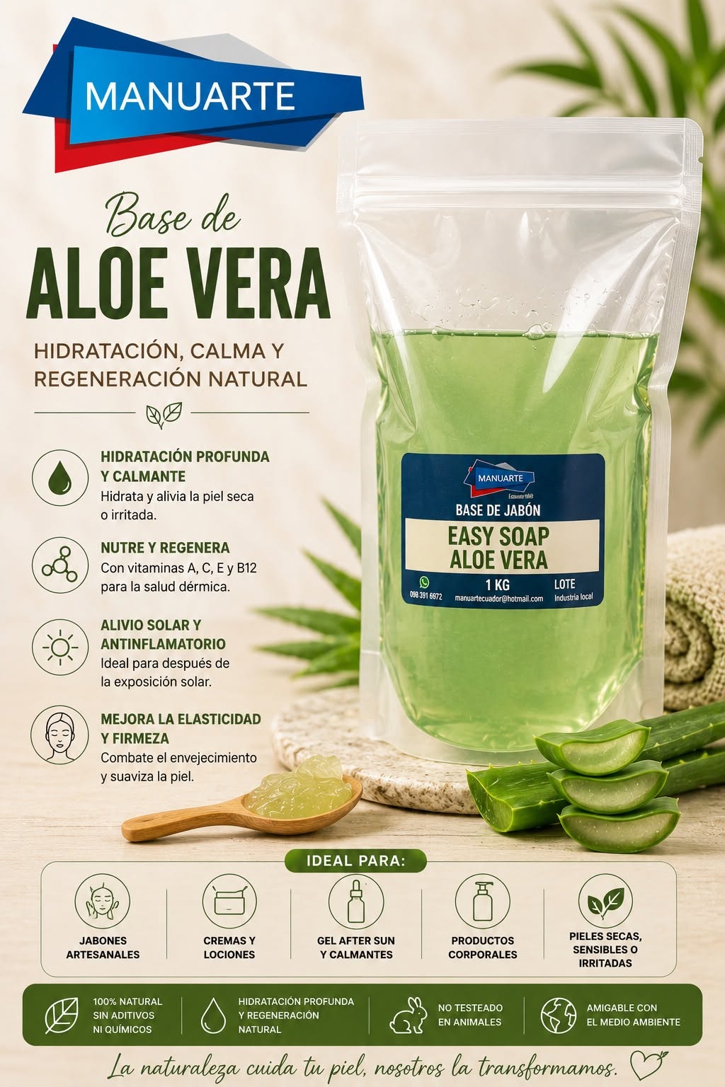 Easy Soap Aloe Vera